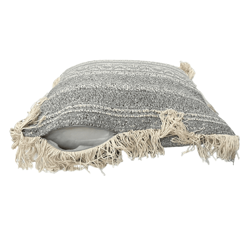 Cojín vaquero flecos 45 x 45 - 1