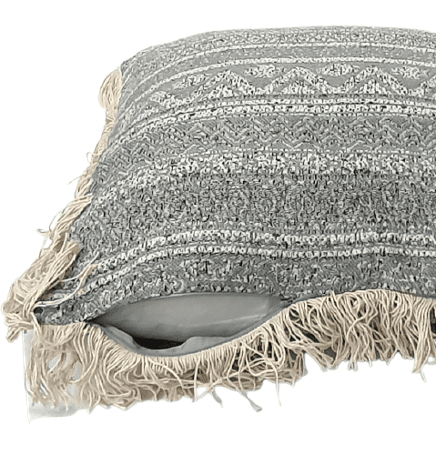 Cojín vaquero flecos 45 x 45 - 3