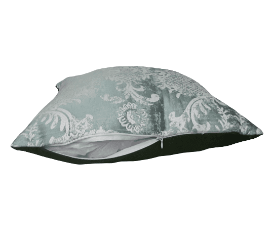 Cojín jaquard verde agya - 1