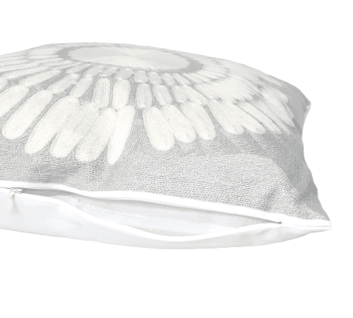 Cojín ganchillo gris 45 x 45 - 2