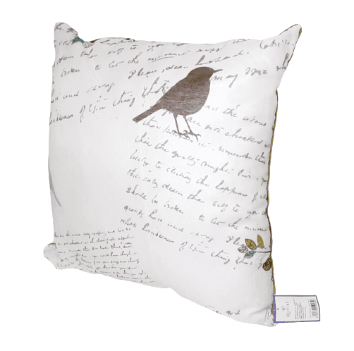 Cojín pajaritos gris 45 x 45 - 2