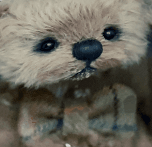 Cojín osito peluche lazo 34 x 34 - 1