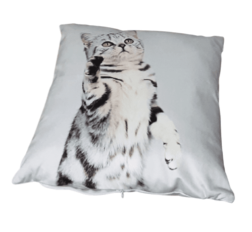 Cojines gatito cazando 34 x 34