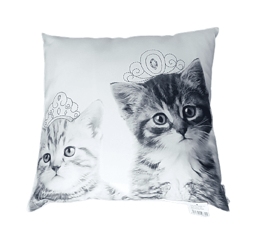 Cojines gatitos reyes 40 x 40
