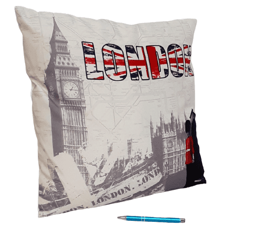 Cojines London rojo 45 x 45