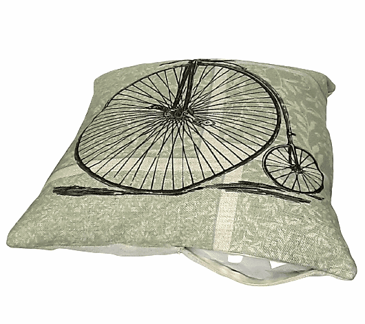 Cojines verdes bicicleta 45 x 45 - 1