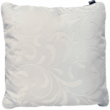 Cojines grises hojas beige 50 x 50