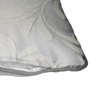 Cojines grises hojas beige 50 x 50 - 3