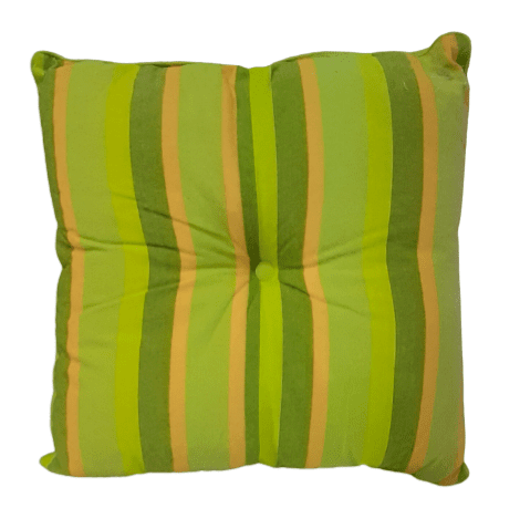 Cojines raya pistacho de 40 y 60 cm