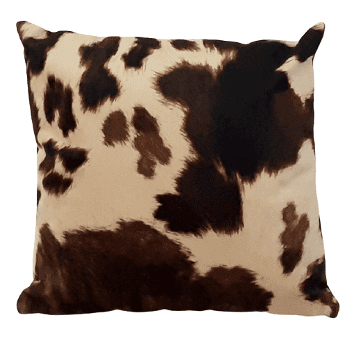 Cojín piel potro en terciopelo 45 x 45