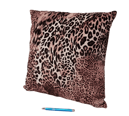 Cojín leopardo en terciopelo 45 x 45 - 3