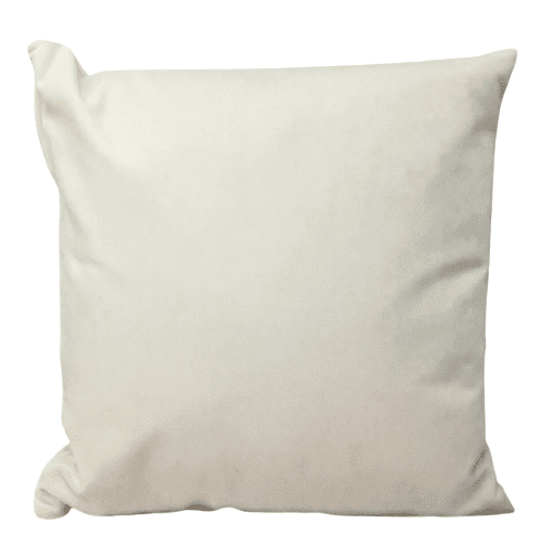 Cojines terciopelo crudo 45 x 45