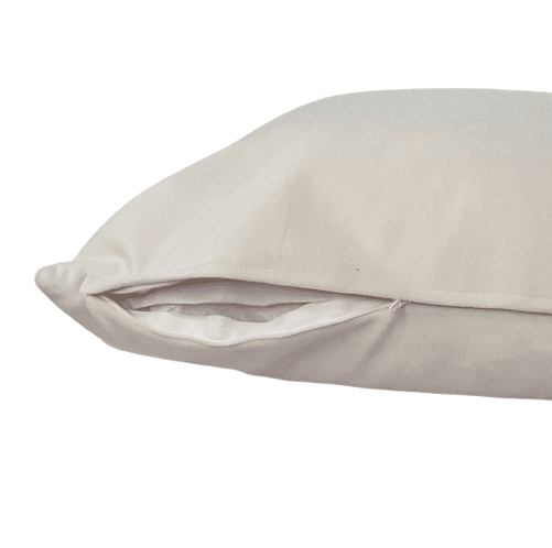 Cojines terciopelo crudo 45 x 45 - 1