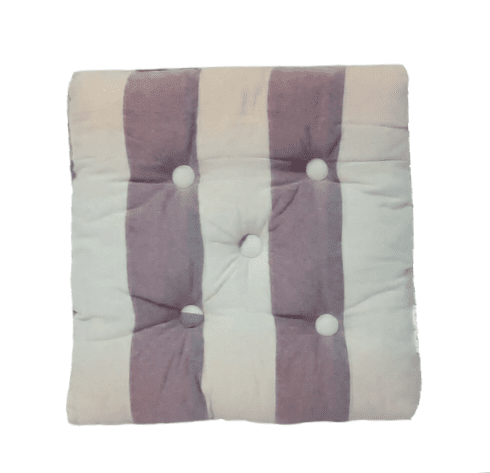 Cojines silla rayas lila 40 x 40 - 1