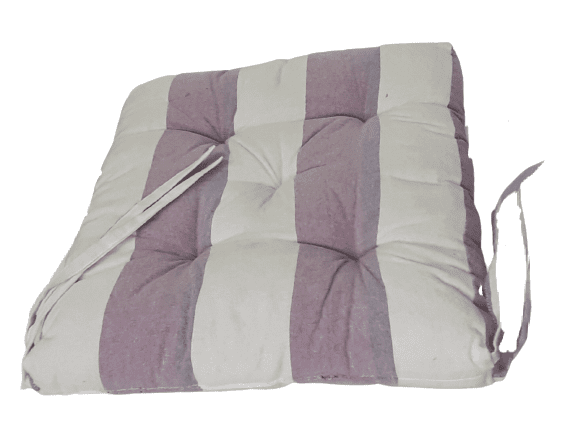 Cojines silla rayas lila 40 x 40 - 3