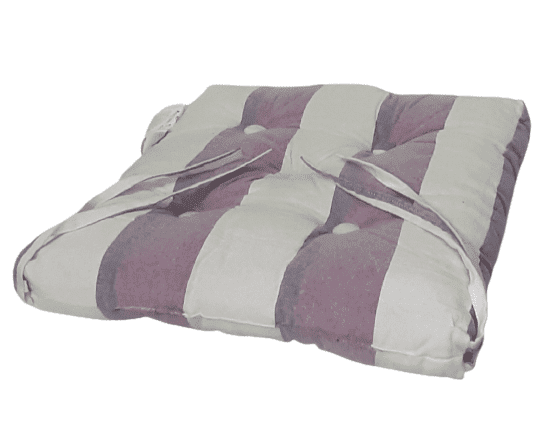 Cojines silla rayas lila 40 x 40 - 4