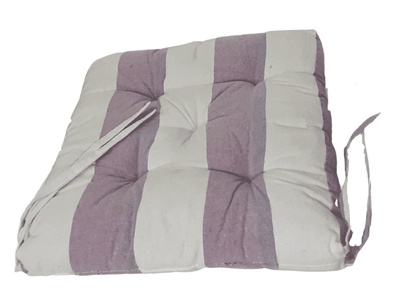 Cojines silla rayas lila 40 x 40 - 6