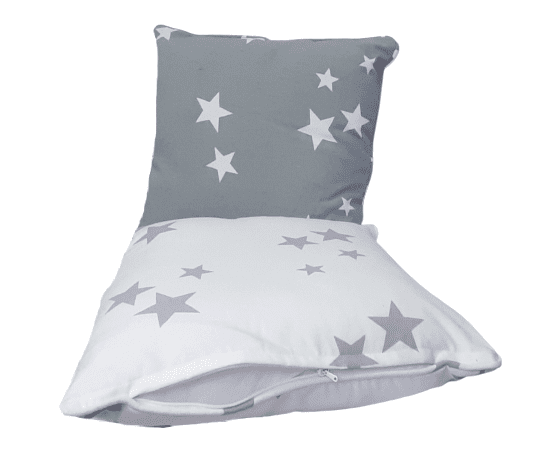 Cojines estrellas grises 40 x 40 - 2