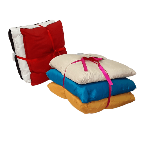 Cojines lisos de seda 30 x 30