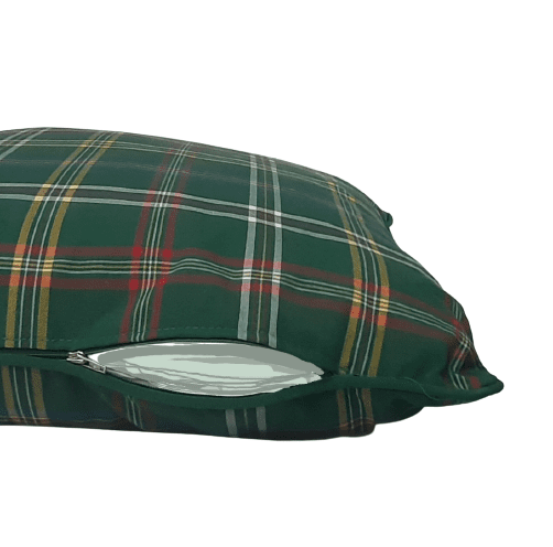 Fundas cojines cuadros verde - 2