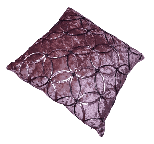 Cojines terciopelo malva 40 x 40 - 3