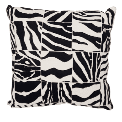 Cojín de cebra animal print 45 x 45