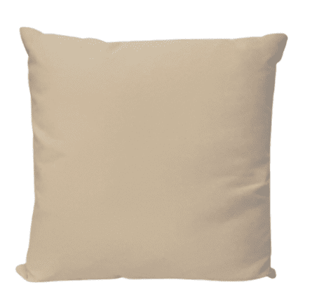 Cojín suave beige 45 x 45