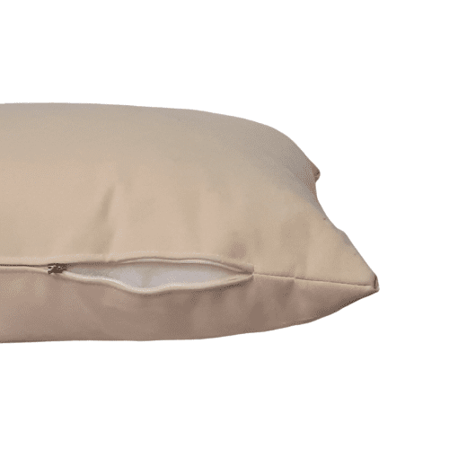 Cojín suave beige 45 x 45 - 1