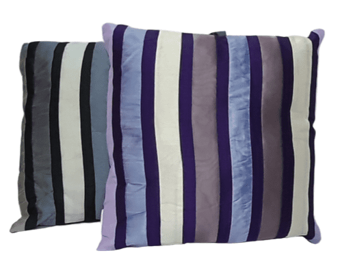 Cojines rayas brillantes 45 x 45 - 4
