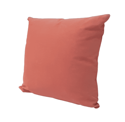 Cojines salmón rosado suaves 45 x 45