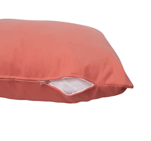 Cojines salmón rosado suaves 45 x 45 - 1