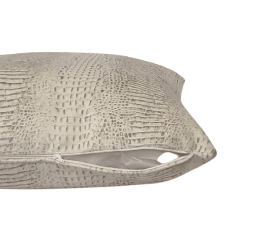 Cojín adamascado tostado 40 x 60 - 1