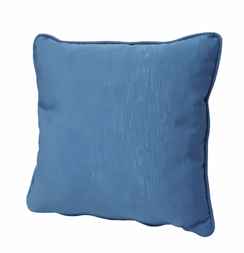 Cojines otomán azul con cordón 45 x 45 - 3