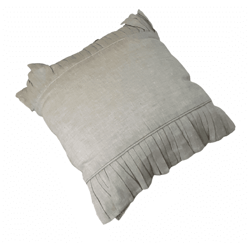 Cojines plisados color lino 40 x 40 - 2