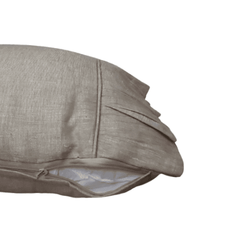 Cojines plisados color lino 40 x 40 - 3