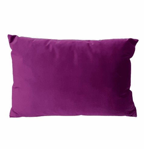 Funda cojín terciopelo morado 40 x 60 - 2