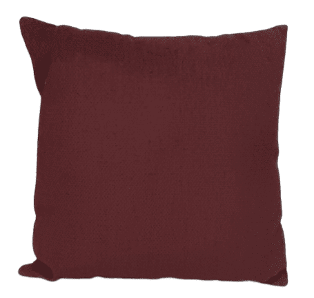 Funda cojín granate chenilla 45 x 45 - 2