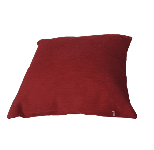 Funda cojín granate de pana 45 x 45 - 2