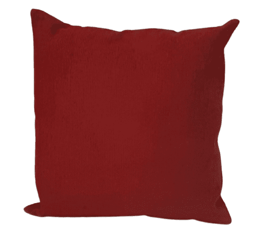 Funda cojín granate de pana 45 x 45 - 3