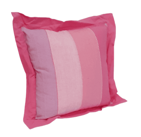 Cojines rayas rosas 40 x 40 x 5