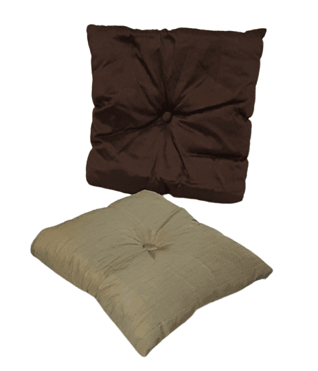 Cojines de seda marrón - 3