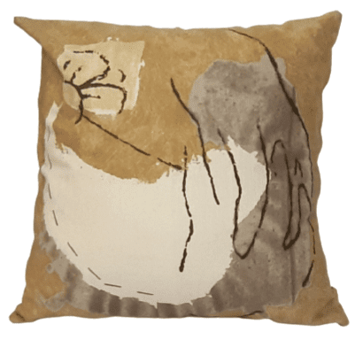 Funda de cojín Altamira ocre 50 x 50