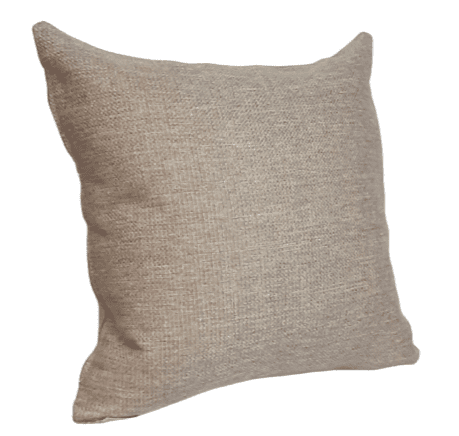 Funda de cojín de arpillera topo 50 x 50 - 2