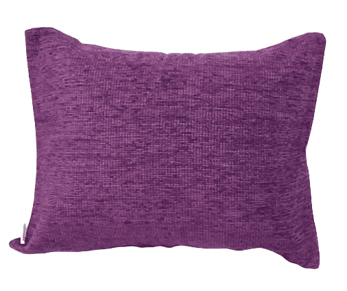 Funda de cojín de chenilla morado 45 x 60 - 1