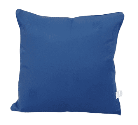 Fundas de cojín de jaquard azul 45 x 45 - 1