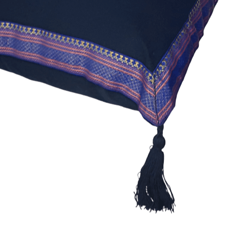 Funda de cojín árabe azul marino 45 x 45 - 2