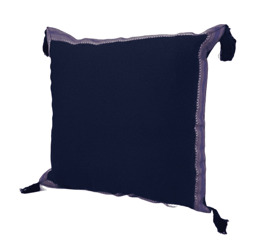 Funda de cojín árabe azul marino 45 x 45 - 3