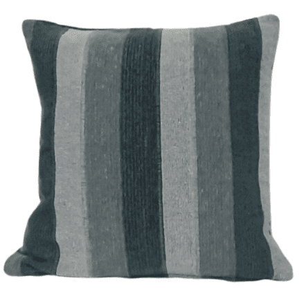 Funda de cojín de rayitas de chenilla 45 x 45 - 2