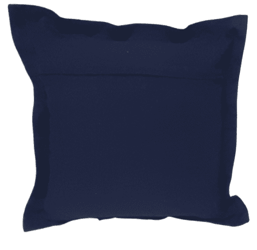 Funda cojín azul marino con pestaña 45 x 45 - 1