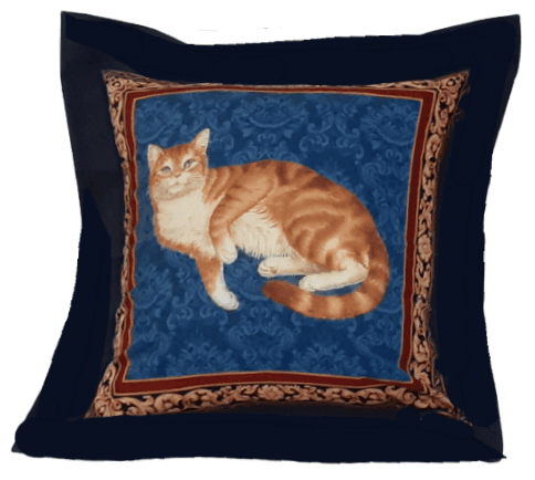 Funda de cojín de gato 40 x 40